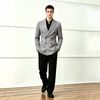 Mens Luxury Double Breasted Business Blazer
