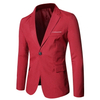 Men's Slim-Fit Single-Breasted Casual Thickened Blazer