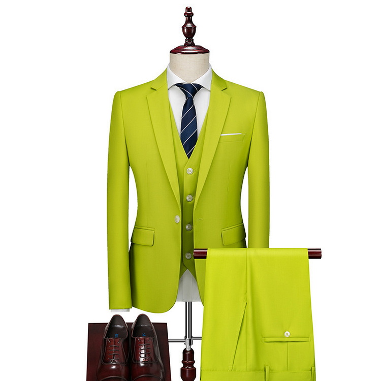 Custom-Made Business Formal Three-Piece Suit (15)