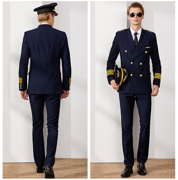Mens Pilot Security Guard Winter Work Suit (6)