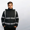 Warm Polar Fleece Construction Safety Jacket