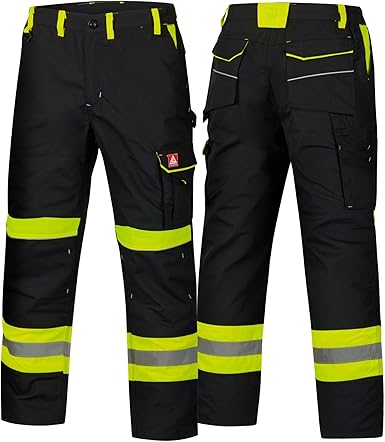 Mens 8-Pocket Stretch Waist Work Trousers