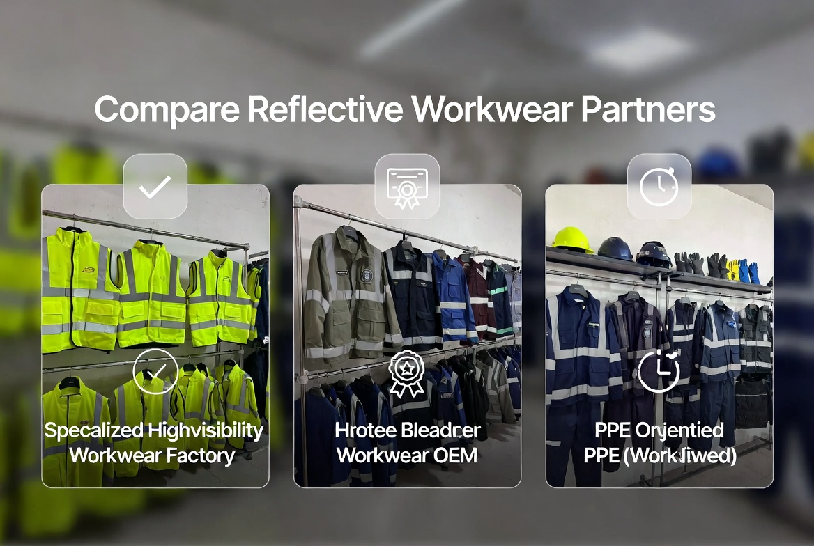 Reflective Workwear Supplier Comparison Reflective Workwear Supplier Comparison