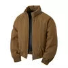 Mens Warm Winter Stand Collar Cotton Jacket
