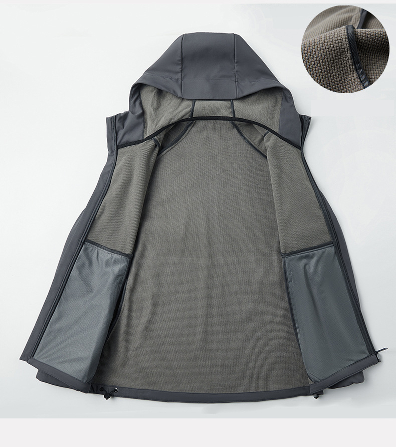 Mens Waterproof Windproof Softshell Work Jacket (2)