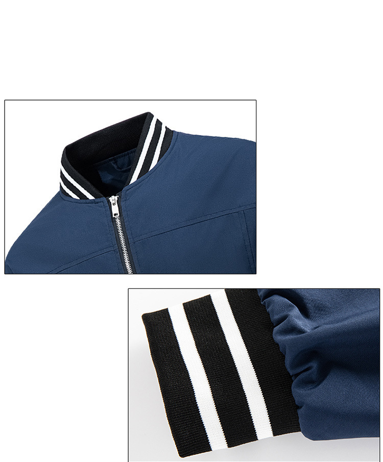 Mens Lightweight Windproof Bomber Windbreaker (1)