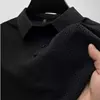 Mens Slim Solid Business Summer Polo Shirt