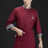 Color Blocked Long Sleeve Chef's Jacket