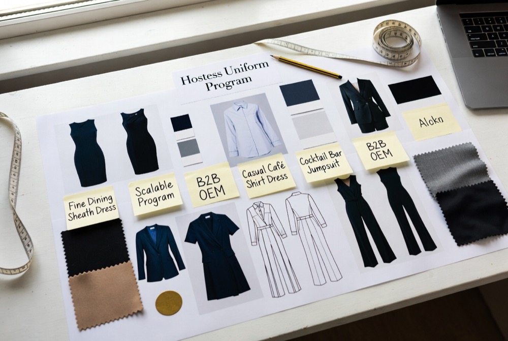 Hostess Uniform Concepts Moodboard