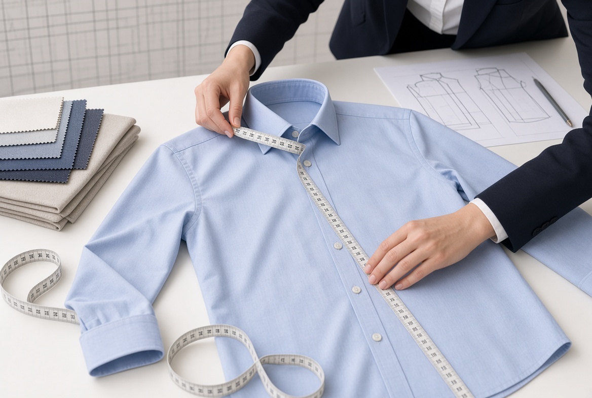 Mens Shirt Fit Measurement Process Mens Shirt Fit Measurement Process