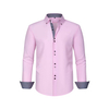 Mens Polka Dot Stretch Double Breasted Shirt