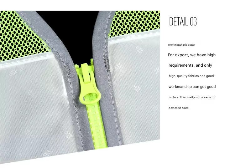 Breathable Checkered Hi Vis Road Safety Vest (1)
