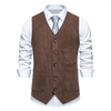 Colete masculino retr&ocirc; de veludo cotel&ecirc; casual