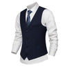 Gilet da lavoro da smoking formale personalizzabile da uomo