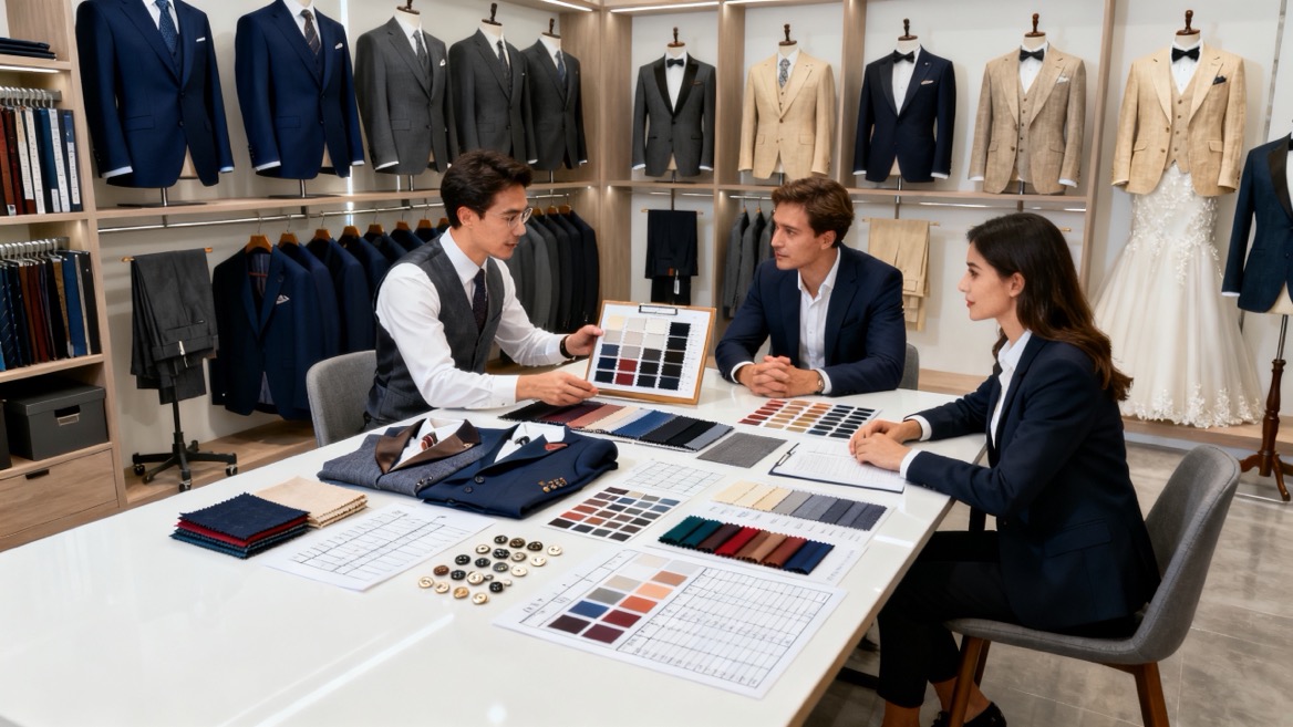 Custom Suit Development Process Custom Suit Development Process