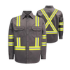 Mens Durable Hi Vis Reflective Polyester Workwear