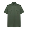 Mens Short Sleeve Pilot Uniform Dress Shirt