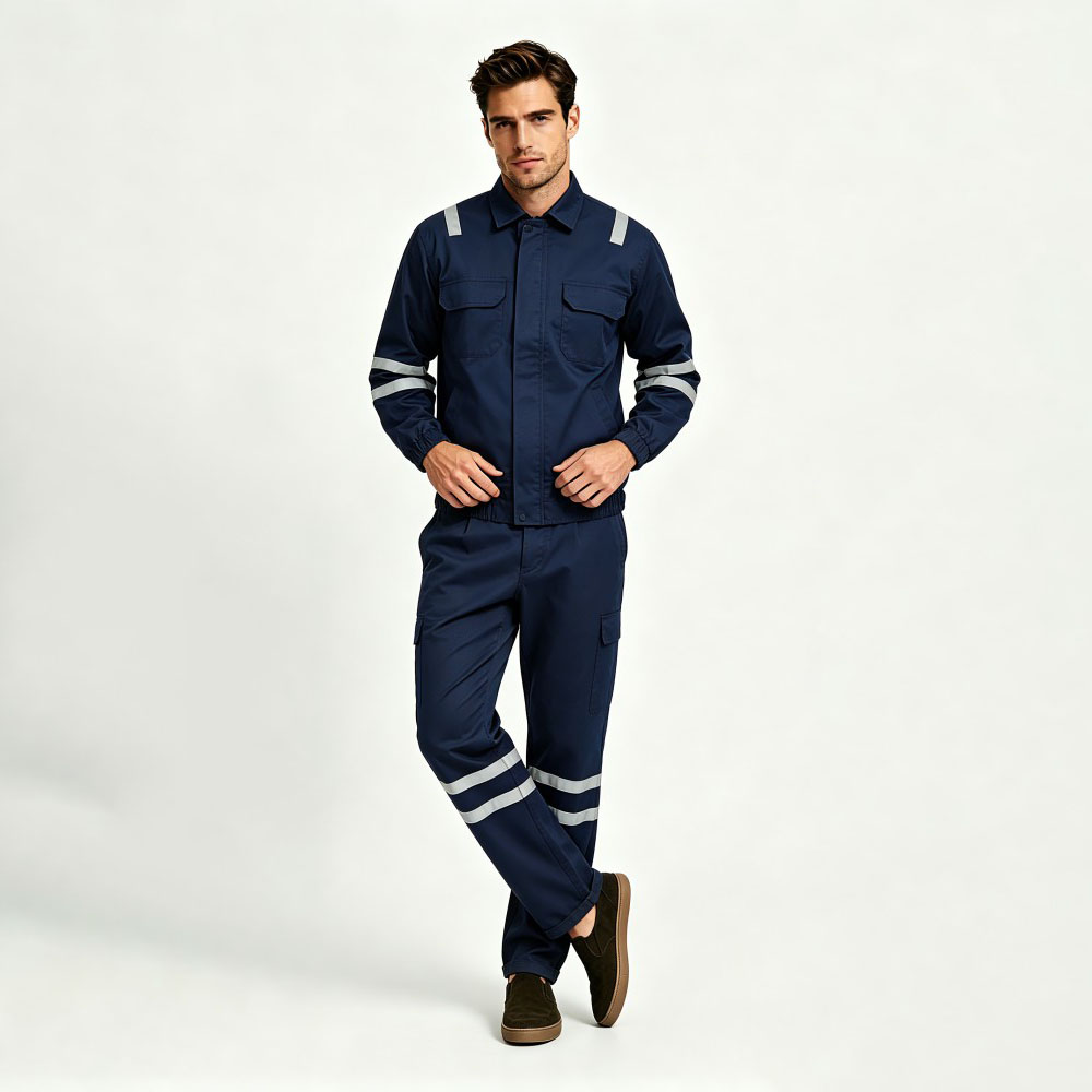 Navy Blue Flame Resistant Welding Workwear
