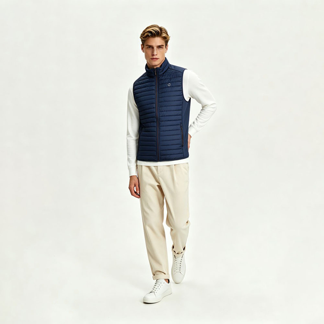 Mens Quilted Gilet Warm Lightweight Body Warmer