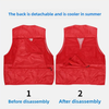 Mens Summer Mesh Custom Printed Work Vest
