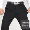 Mens Straight Fit Formal Business Dress Pants