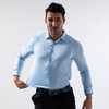 Mens Non Iron Stretch Business Dress Shirt