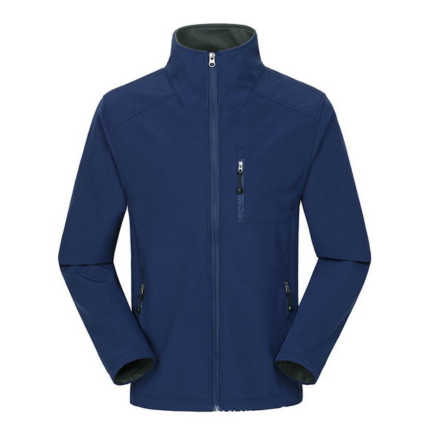 Stand Collar Softshell Outdoor Work Jacket
