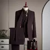Premium Tailored Three Piece Mens Suit