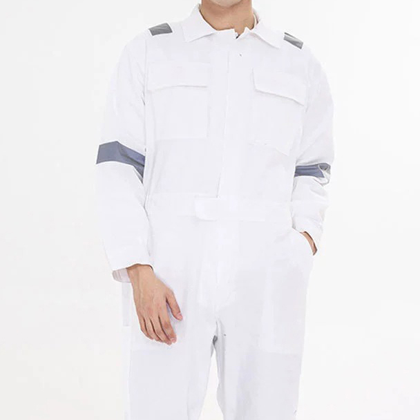 Relaxed-Fit Coverall with Reflective Strips