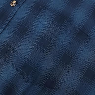 Checked Cotton Flannel Long Sleeve Shirt (2)
