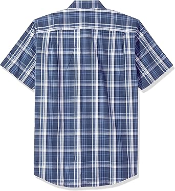 Classic Mens Short Sleeve Poplin Shirt Regular Fit (4)