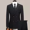 New Mens Double Breasted Two Piece Suit