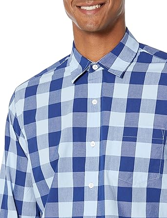 Mens Regular Fit Long Sleeve Business Poplin Shirt (9)