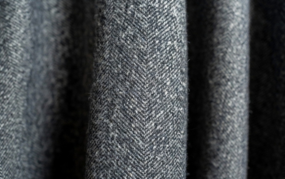 Herringbone Fabric Close Up Detail