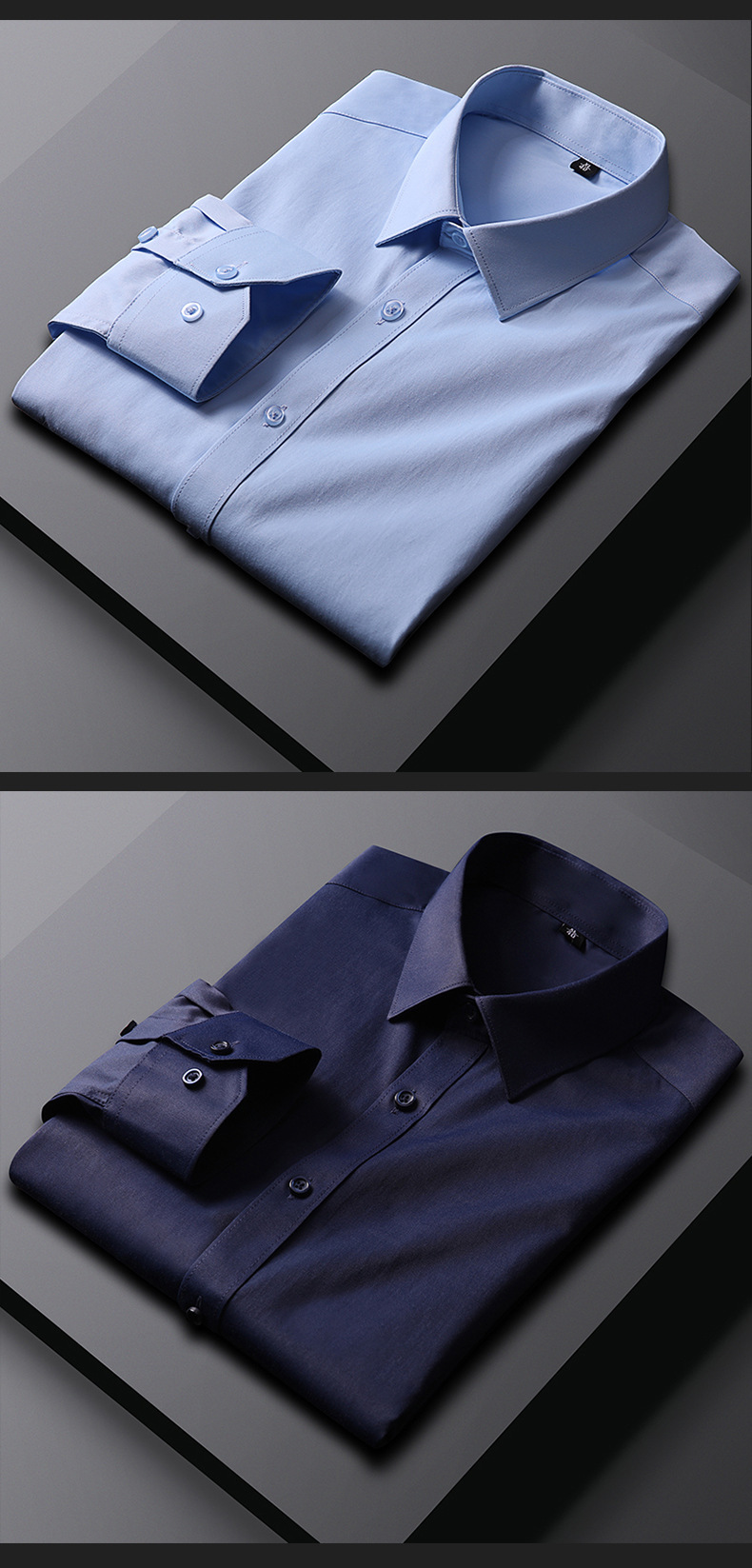 Non Iron Solid Business Work Wear Shirt (1)