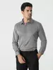 Solid Color Business Casual Mens Shirt