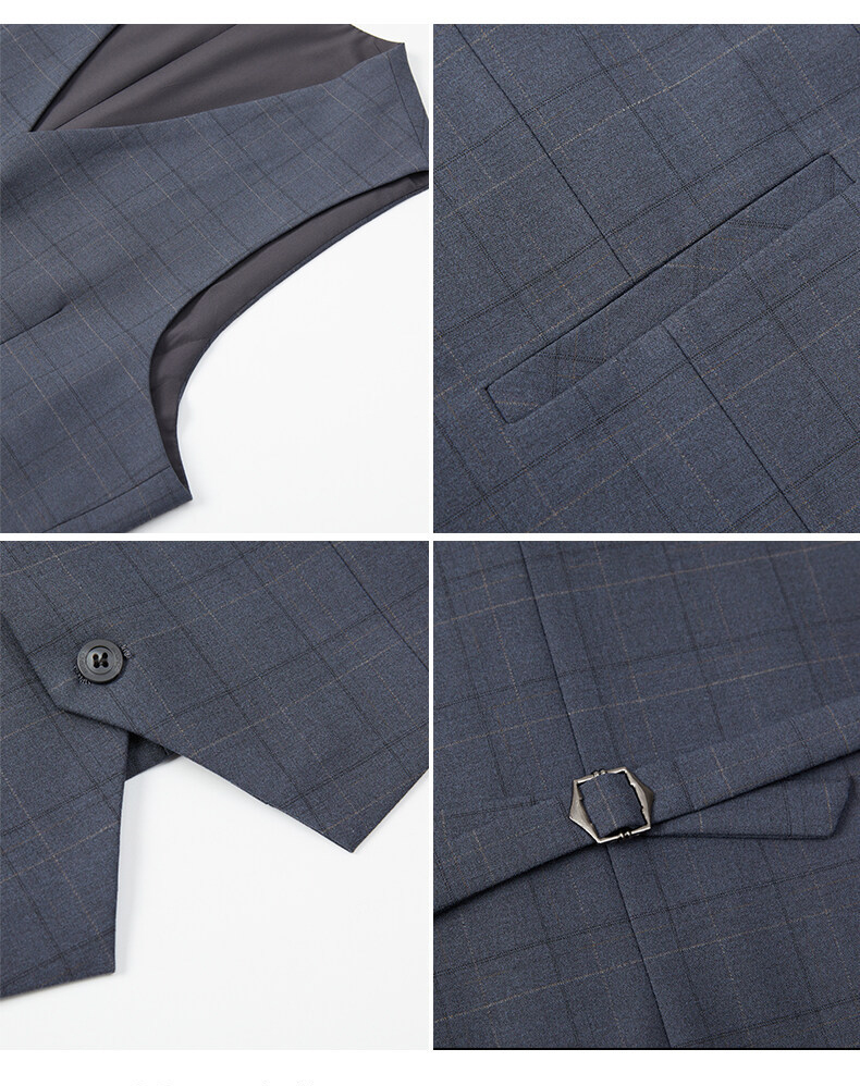 Mens Plaid Business Suit (4)