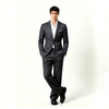 Solid Color Business Formal Two-Piece Suit