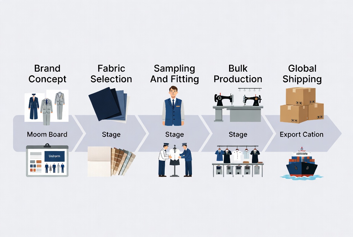 OEM Uniform Production Workflow