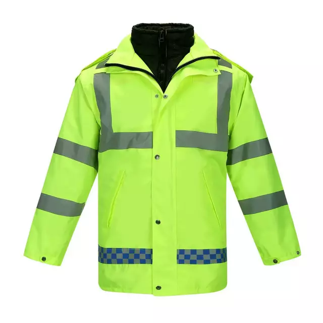 Thick Thermal Reflective Winter Security Jacket