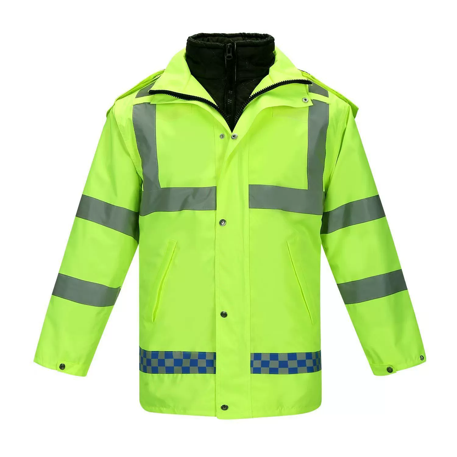 Thick Thermal Reflective Winter Security Jacket