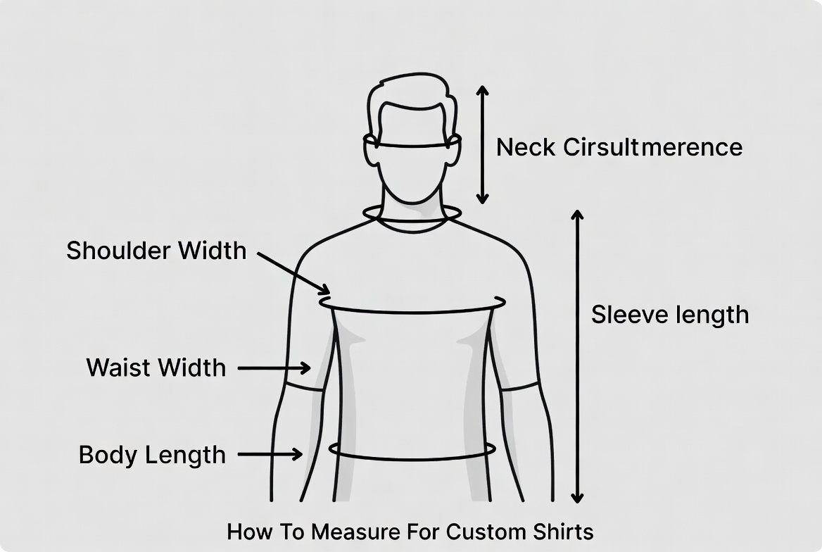 Custom Shirt Fit And Measurement Guide