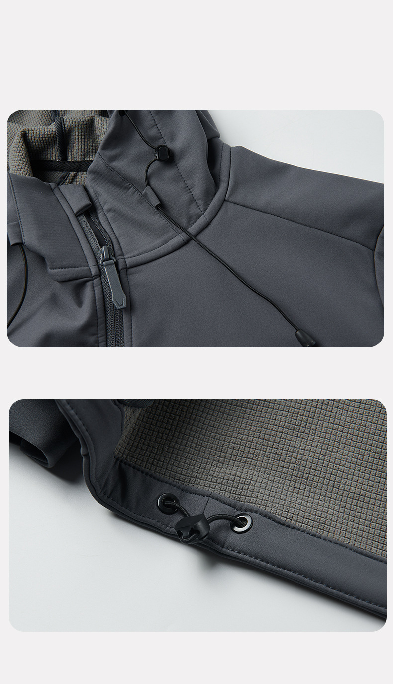 Mens Waterproof Windproof Softshell Work Jacket (5)