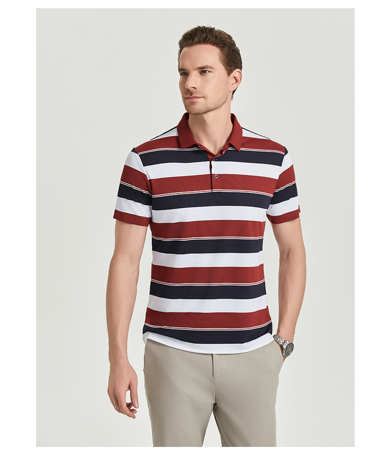 Mens Breathable Outdoor Casual Summer Polo Shirt (7)