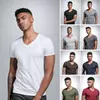 Mens White Slim Fit Basic Summer T-Shirt