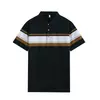 Mens Solid Color Casual Summer Polo Shirt
