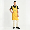 Tablier de travail sans manches imperm&eacute;able en satin unisexe