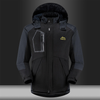 Parka aislante impermeable con capucha personalizada para hombre