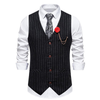 Mens Slim Fit Single Breasted Suit Waistcoat