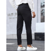 Mens Spring Autumn Black Business Dress Pants
